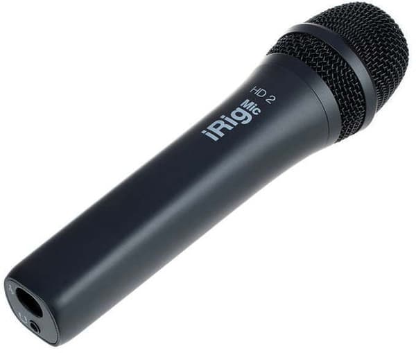 IK Multimedia iRig Mic HD2 -USB-mikrofon, svart