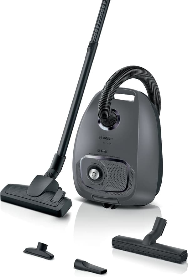 Bosch Serie 4 dammsugare, BGL41GR3H, grå