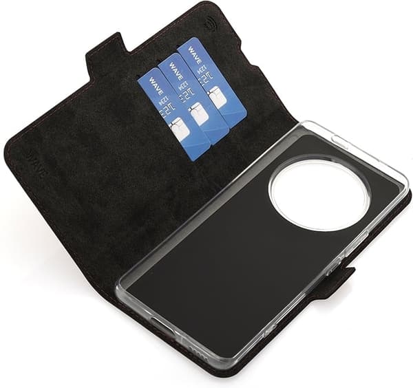 Wave Book Case, Honor Magic7 Lite 5G, Rökig Sangria
