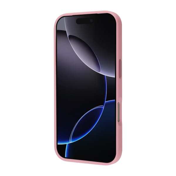 FoneKit MagSafe-kompatibelt Soft Touch skyddsfodral, iPhone 17 Pro Max, rosa