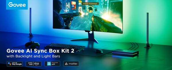 Govee AI Sync Box Kit 2 smart belysningsset, 27-34"