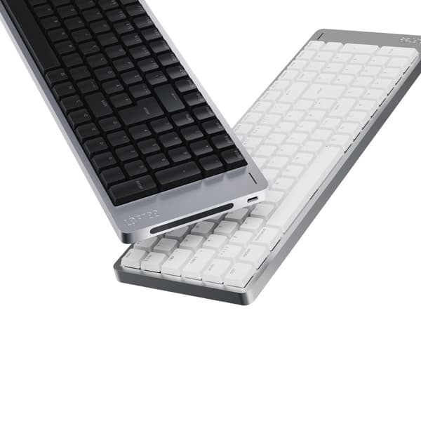 Lofree Flow 2 100 Kailh Void Silent Linear mekaniskt tangentbord, vit
