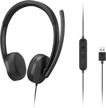 Lenovo USB-A Trådbundet Stereoheadset Gen 2 hörlursmikrofon