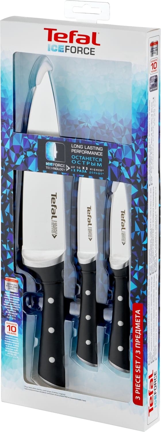 Tefal Ice Force knivset, inkl. 3 knivar