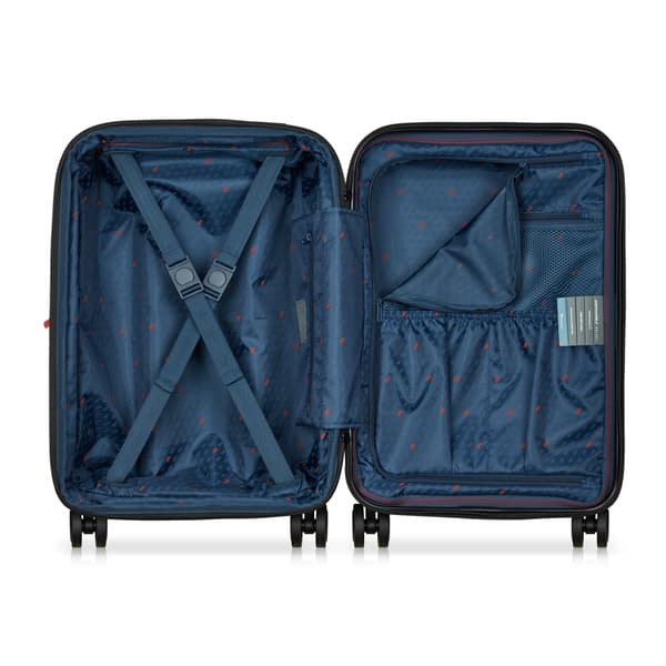 Delsey Elegance Expandable 55 cm resväska, blå