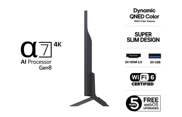 LG 65" QNED 84 – 4K TV (2025)