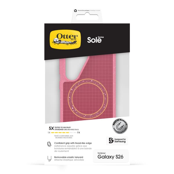 OtterBox Sole skyddsfodral, Samsung Galaxy S26, rosa