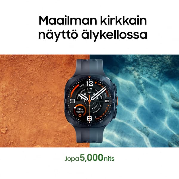Samsung Galaxy Watch Ultra2 smartklocka, 47 mm, Titaniumgrå