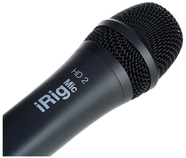 IK Multimedia iRig Mic HD2 -USB-mikrofon, svart