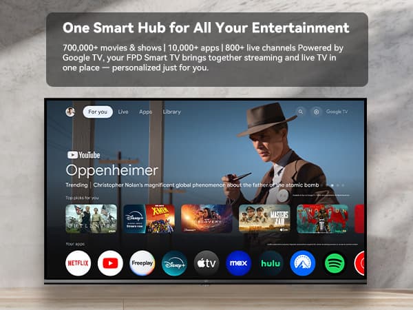 FPD 50" D900 4K LED Google TV