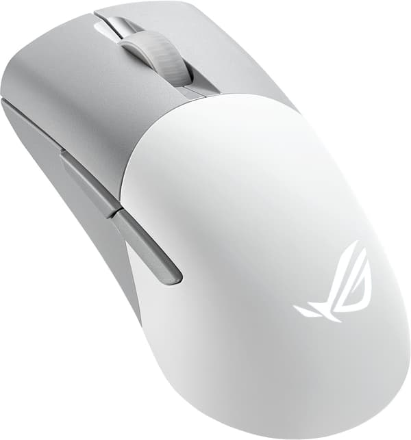 Asus ROG Keris Wireless Aimpoint -trådlös speldatormus, vit