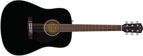 Fender CD-60S stålsträngad akustisk gitarr, svart