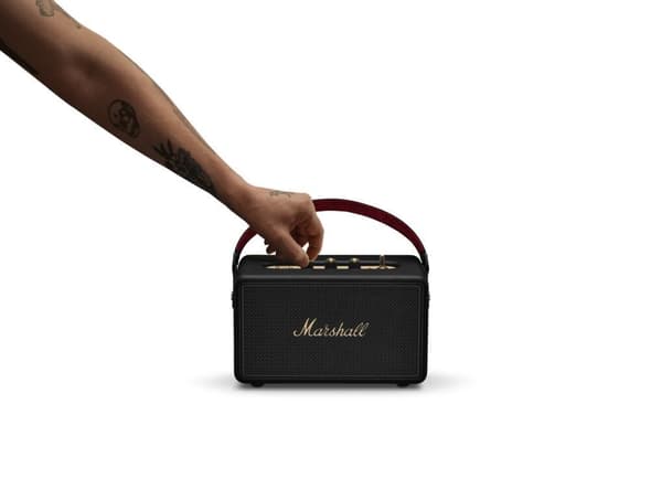 Marshall Kilburn III Bluetooth-högtalare, svart/mässing