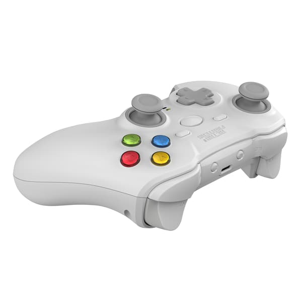 Retro Fighters RF Hunter 360 Wireless 2.4G trådlös kontroll, vit