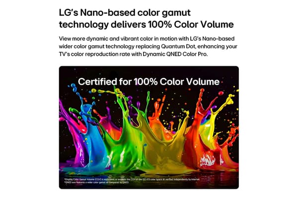 LG 85" QNED 82 – 4K Mini–LED TV (2026)