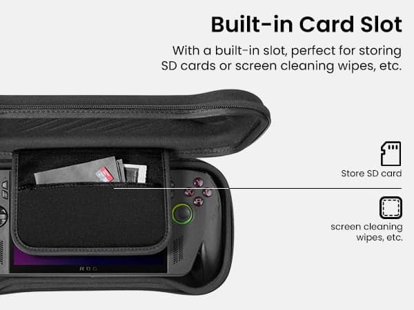Tomtoc FancyCase-G02 ROG Xbox Ally X / ROG Xbox Ally Slim skyddsfodral, grå