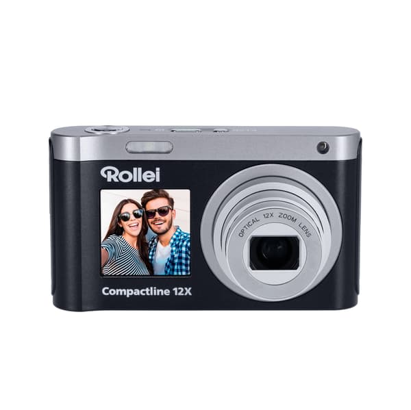 Rollei Compactline 12X digitalkamera, svart