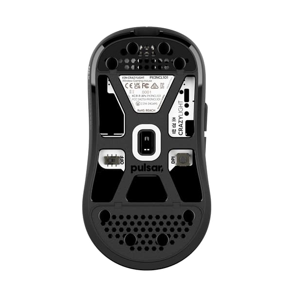 Pulsar X2N CRAZYLIGHT Mini spelmus, svart