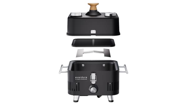 Everdure Cube Proflame 360 gasolportabelgrill, svart