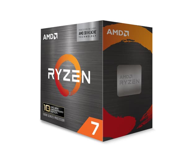 AMD Ryzen 7 5800X3D 10th Anniversary Edition-processor för AM4-sockel
