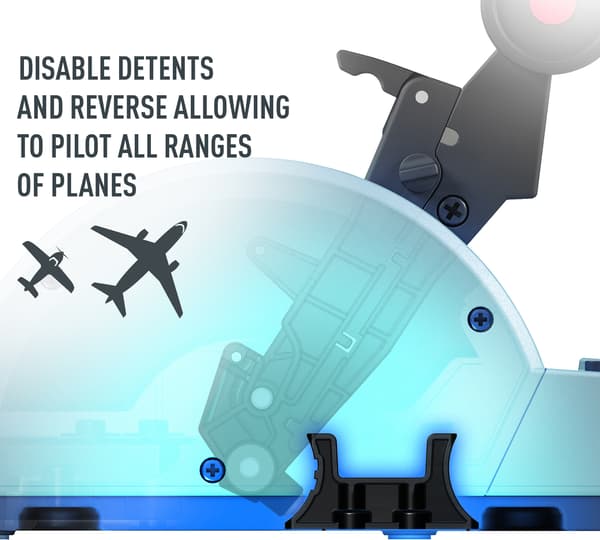 Thrustmaster TCA Quadrant Airbus Edition gasreglage för flygsimulator