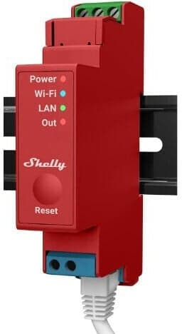 Shelly Pro 1PM - DIN-skensrelä, 1-fas