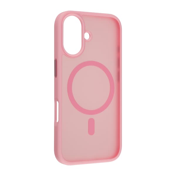 FoneKit MagSafe-kompatibelt Soft Touch skyddsfodral, iPhone 17, rosa