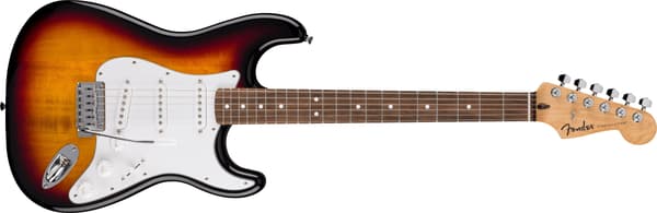 Fender Standard Stratocaster elektrisk gitarr, 3-Color Sunburst