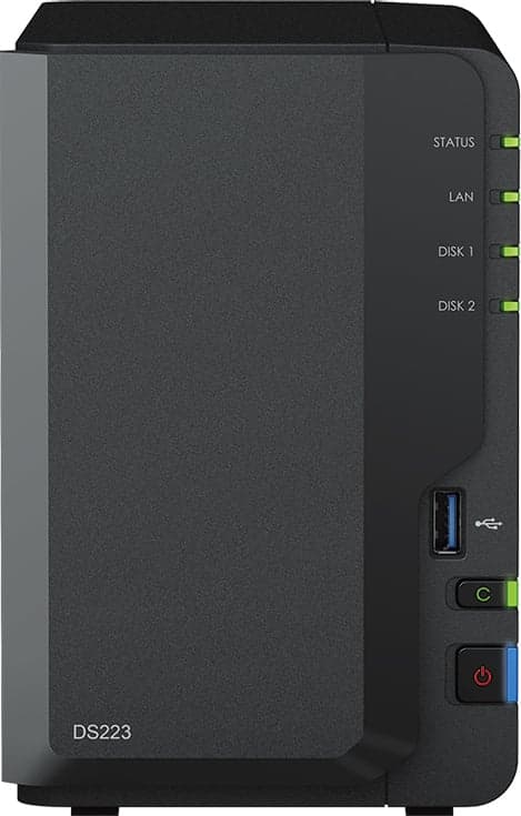 Synology DiskStation DS223 är en nätverkslagringsenhet