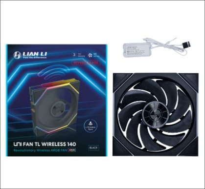 Lian Li UNI FAN TL Wireless 140 fläkt, svart