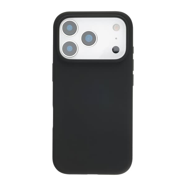 FoneKit MagSafe-kompatibelt Flytande Silikon Skyddsfodral, iPhone 17 Pro, svart
