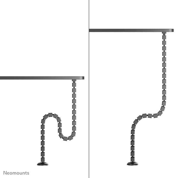 Neomounts ADS06-132BL flexibel kabelkanal med magnetfäste, svart