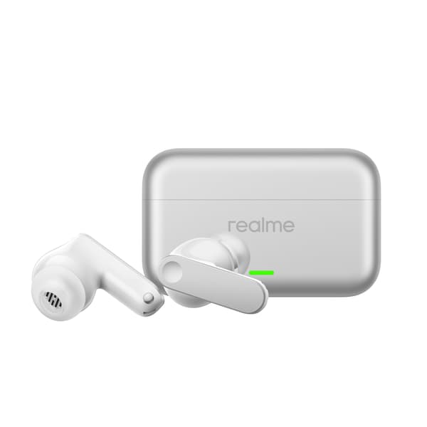 realme Buds T500 Pro brusreducerande öronsnäckor, silver/orange