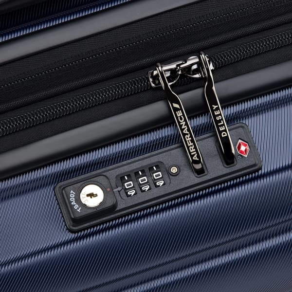Delsey Elegance Expandable 55 cm resväska, blå