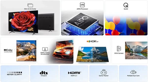 TCL 65" T69C – 4K QLED Google TV