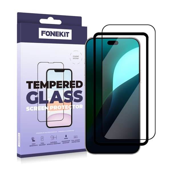 FoneKit Full Cover pansarglas, iPhone 18 Pro Max / 17 Pro Max