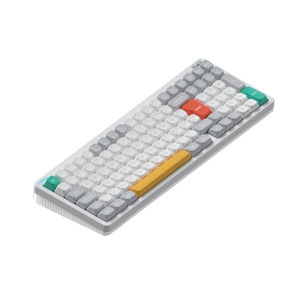 NuPhy Halo96 V2 mekaniskt tangentbord, Ionic White, Raspberry-brytare