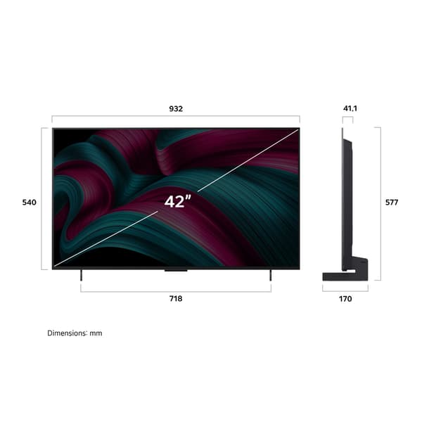 LG 42" OLED evo C5 – 4K TV (C55)