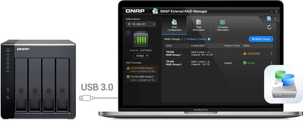 QNAP TR004 RAIDudvidelsesenhed