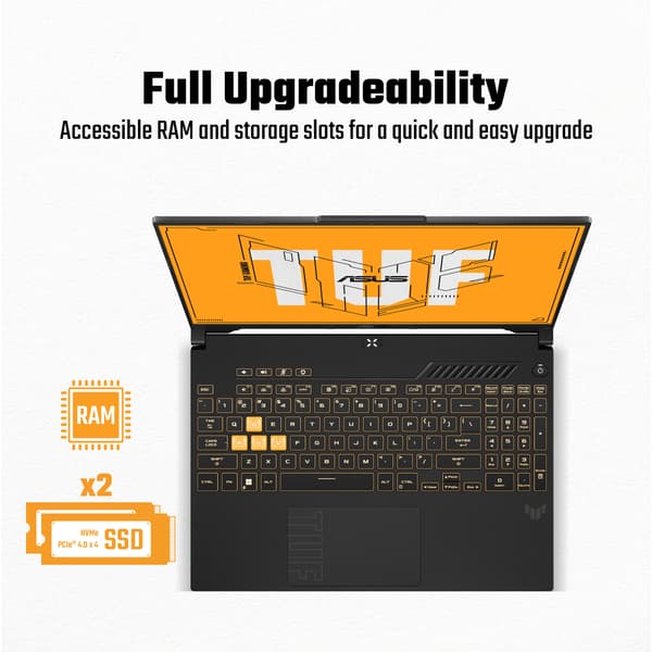 ASUS TUF Gaming A16 bärbar dator, Windows 11 (FA607NUQ-RL038W)