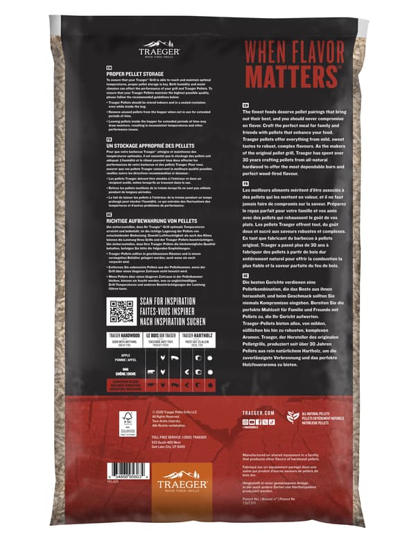 Traeger Signature-pelletssäck, 9 kg