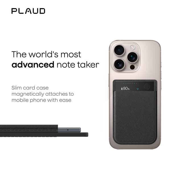 Plaud Note Pro Smart AI-röstinspelare, svart