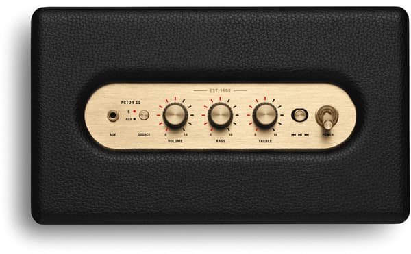 Marshall Acton III -Bluetooth-högtalare, svart