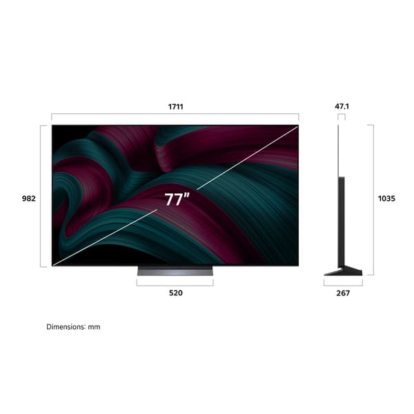 LG 77" OLED evo C5 – 4K TV (C55)