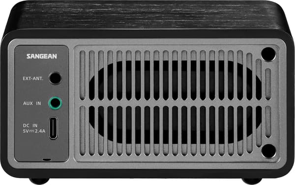 Sangean WR-7 Plus FM-radio med Bluetooth, mörk ek