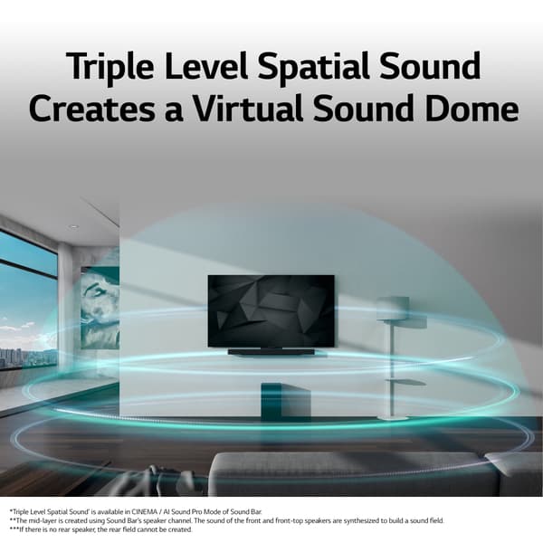 LG SC9S 3.1.3 Soundbar Dolby Atmos ljudsystem