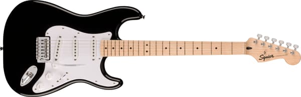 Squier Sonic Stratocaster -6-strängad elgitarr, Svart