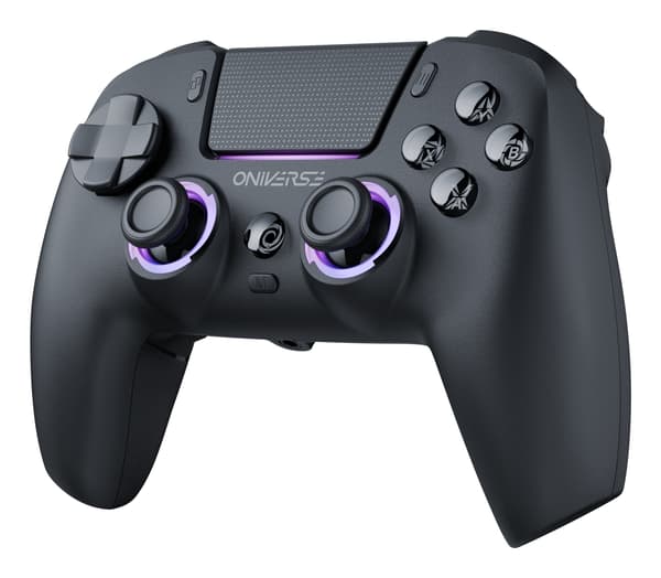 Oniverse Starion PS5 trådlös Bluetooth-spelkontroll, Obsidian Black