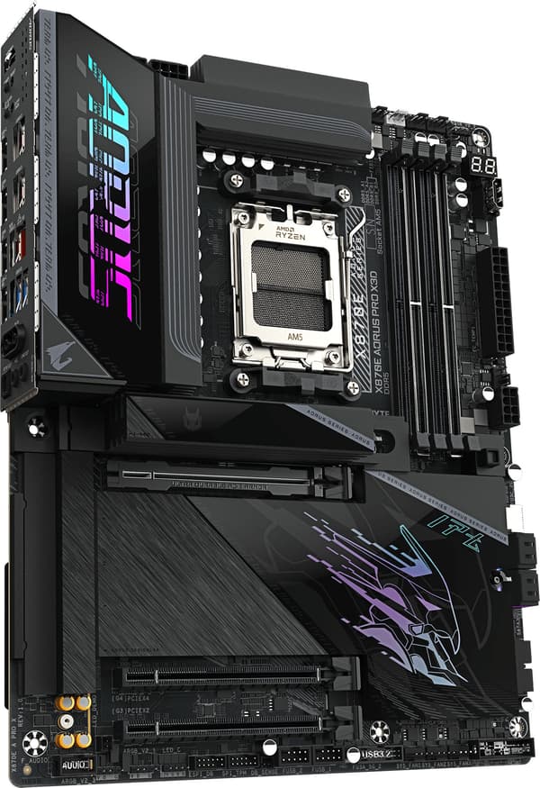 Gigabyte X870E AORUS PRO X3D ATX-moderkort