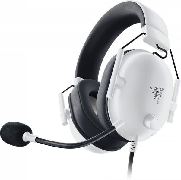 Razer Blackshark V2 X -spelhörlurar, vit